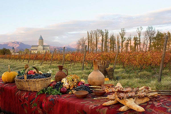 Ртвели - праздник урожая вина в Грузии